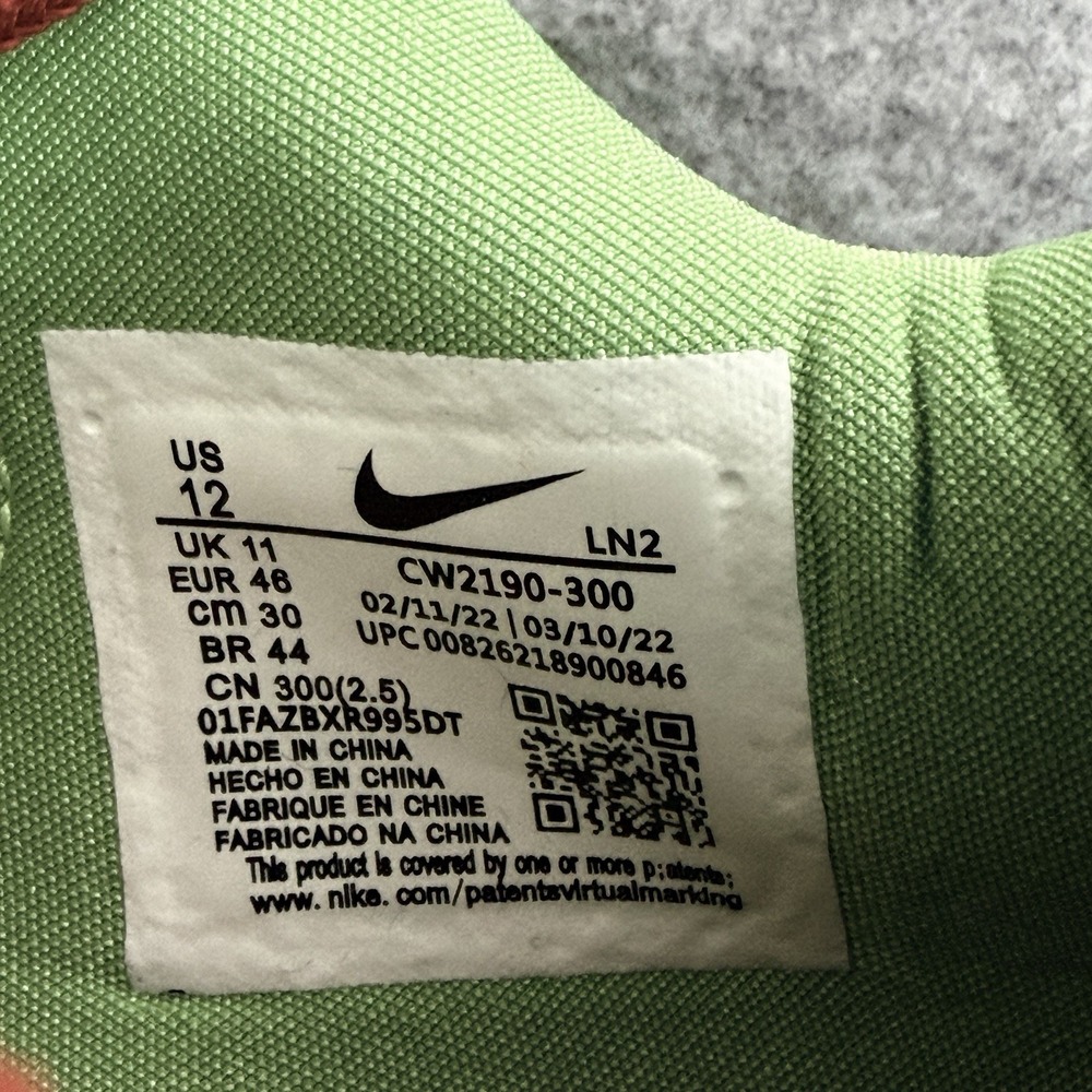 Nike‎ Zoom Kobe 6 Protro Grinch Green Apple Volt Crimson CW2190-300 Mens Size 12 - Picture 8 of 8
